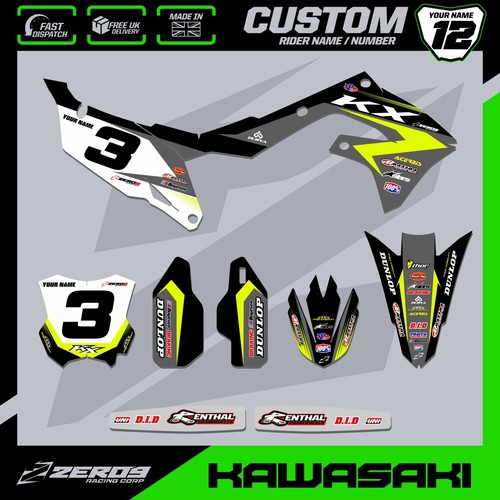 Kawasaki motocross grafica - motocross,