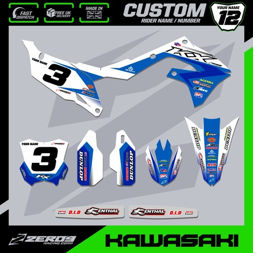 Kawasaki motocross grafica - kawasaki,