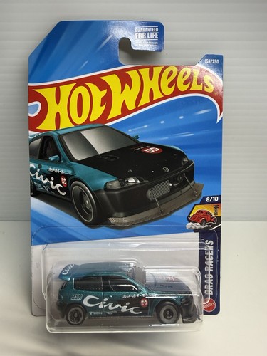 Ruote calde verdi honda civic - verdi,